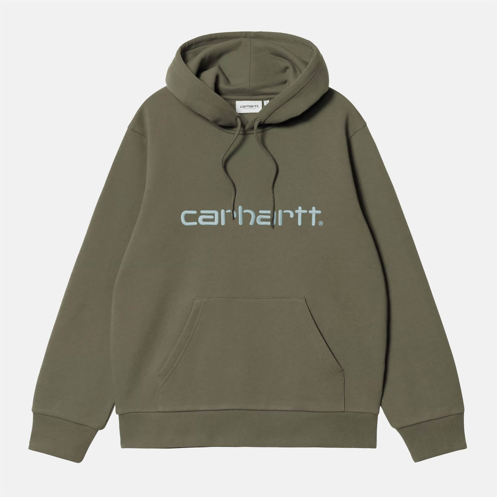 Carhartt WIP - Carhartt Pullover Hooded Sweatshirt - Leaf / Tourmaline
