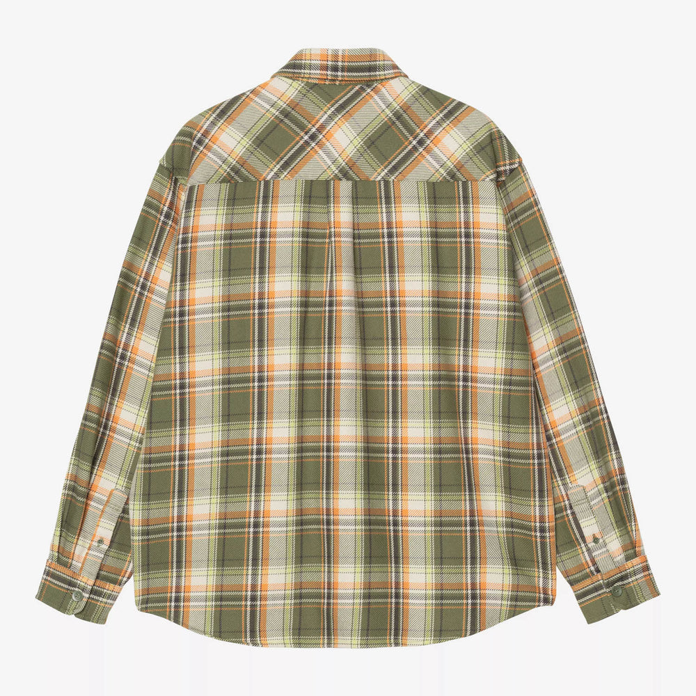 Carhartt WIP - Tunick Longsleeve Shirt - Tunick Check / Dollar Green