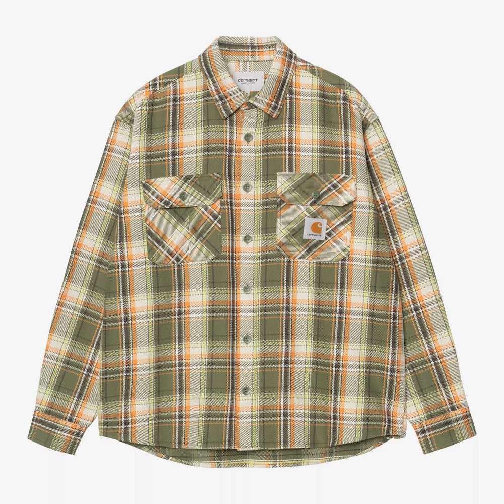 Carhartt WIP - Tunick Longsleeve Shirt - Tunick Check / Dollar Green