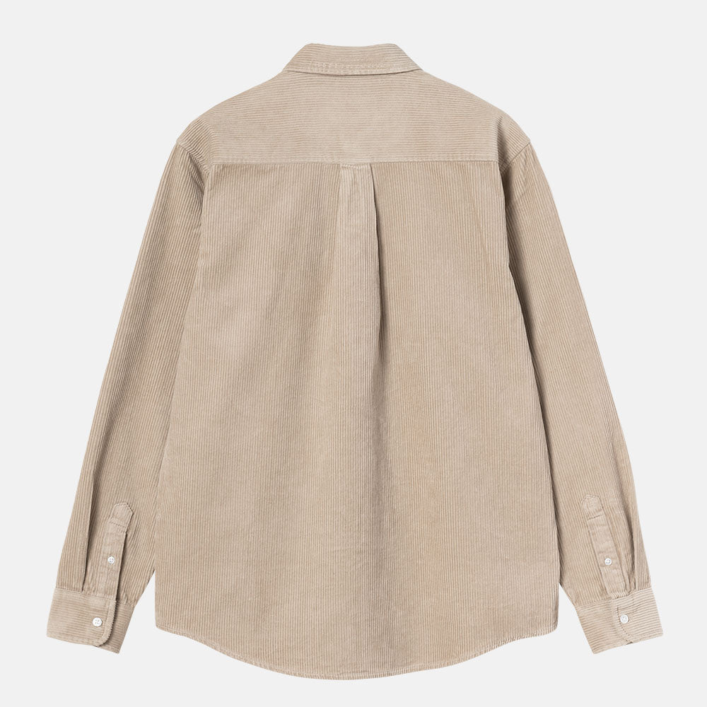 Carhartt WIP - Madison Corduroy Longsleeve Shirt - Wall / Wall