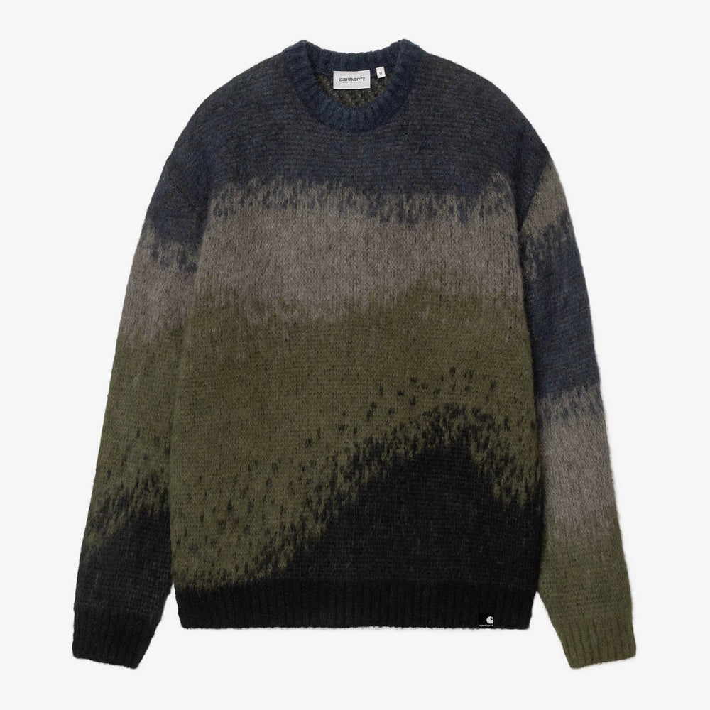 Carhartt WIP - Tinley Knitted Sweatshirt - Juniper Stripe