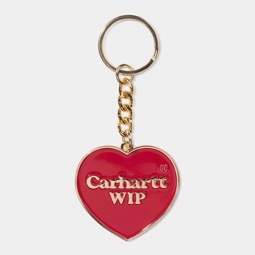 Carhartt WIP - Heart Enamel Keychain - Red