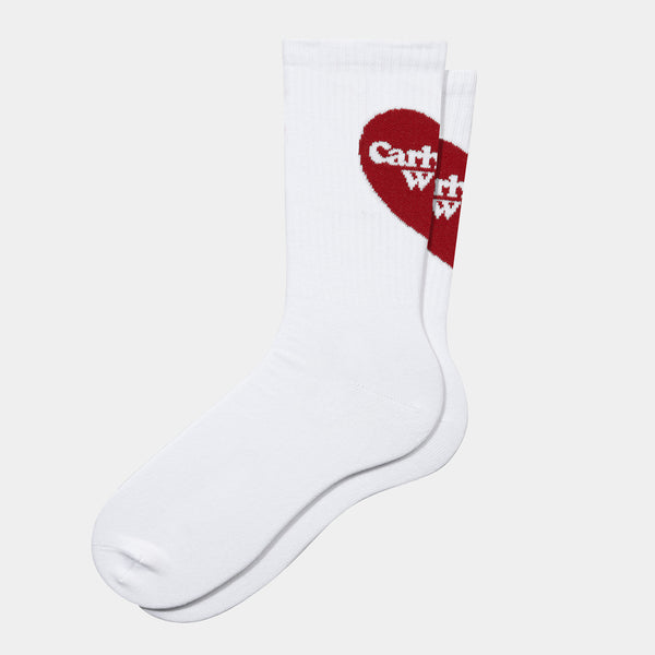 Carhartt WIP - Heart Socks - White