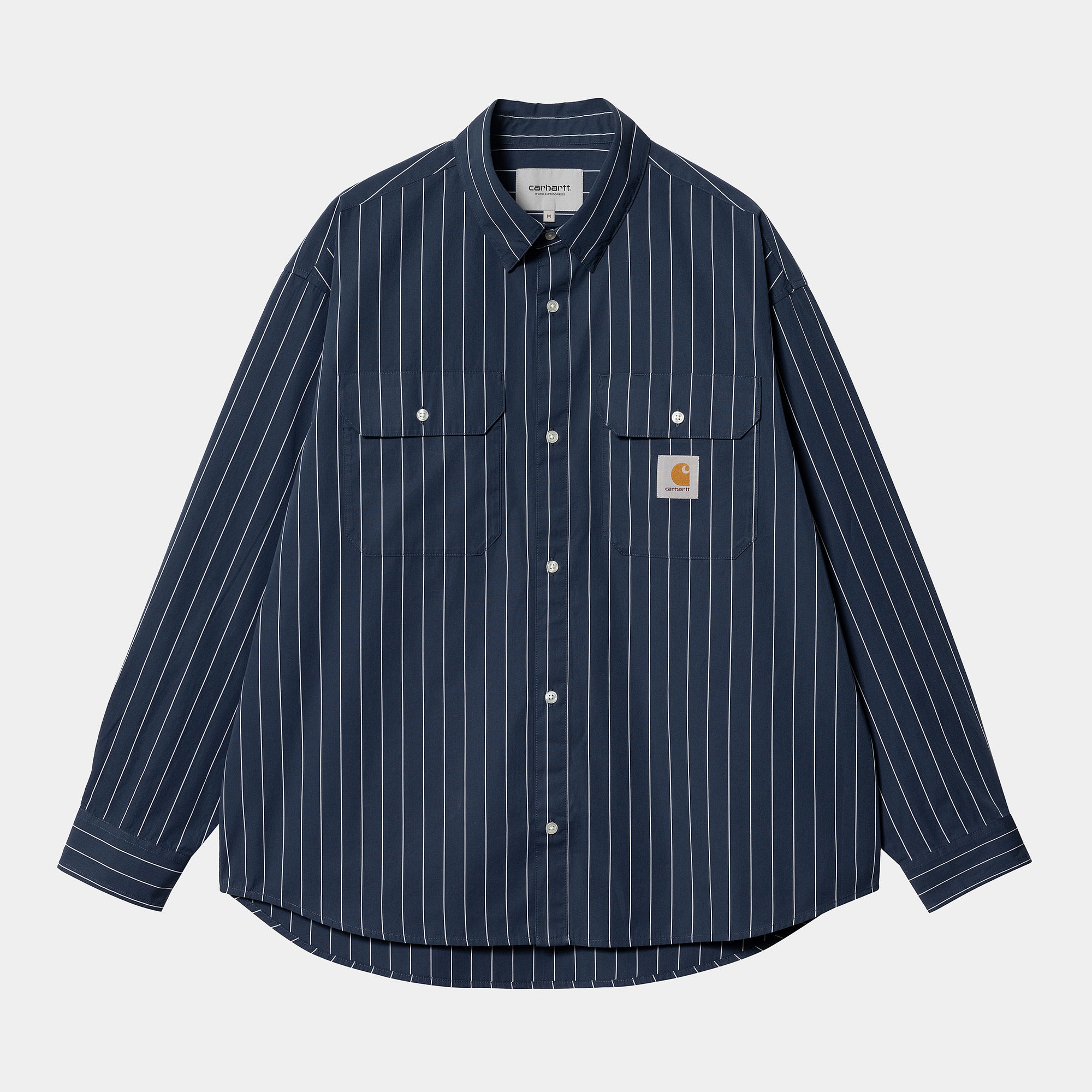 Carhartt WIP - Orlean Longsleeve Stripe Shirt - Blue / White