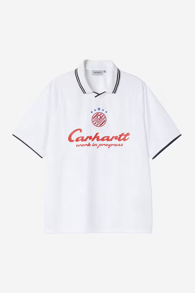 Carhartt WIP - Terrace Football T-Shirt - Heart Train / White