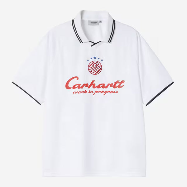 Carhartt WIP - Terrace Football T-Shirt - Heart Train / White