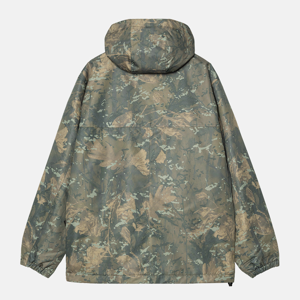 Carhartt WIP - Windbreaker Pullover Hooded Jacket (Winter ) - Camo Combi / Green / Black