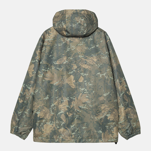 Carhartt WIP - Windbreaker Pullover Hooded Jacket (Winter ) - Camo Combi / Green / Black