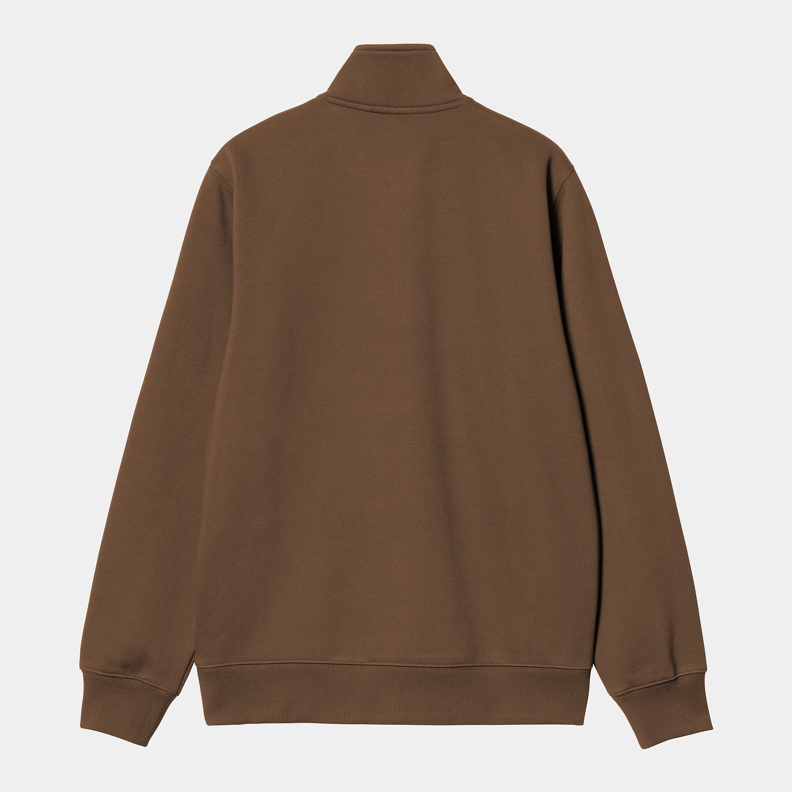 Carhartt WIP Chase Neck Zip Sweatshirt Chocolate Gold Welcome Skate Store