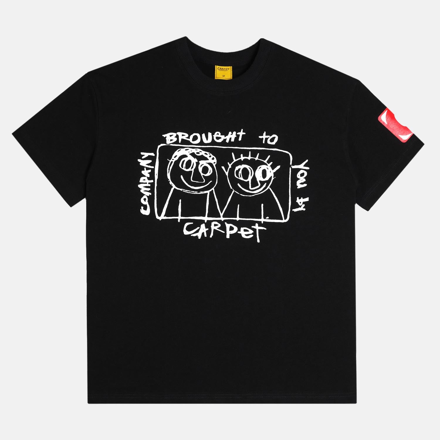 Carpet company Tシャツ　M ブラック Misprint Rhinestone Tee — Carpet Company トップス