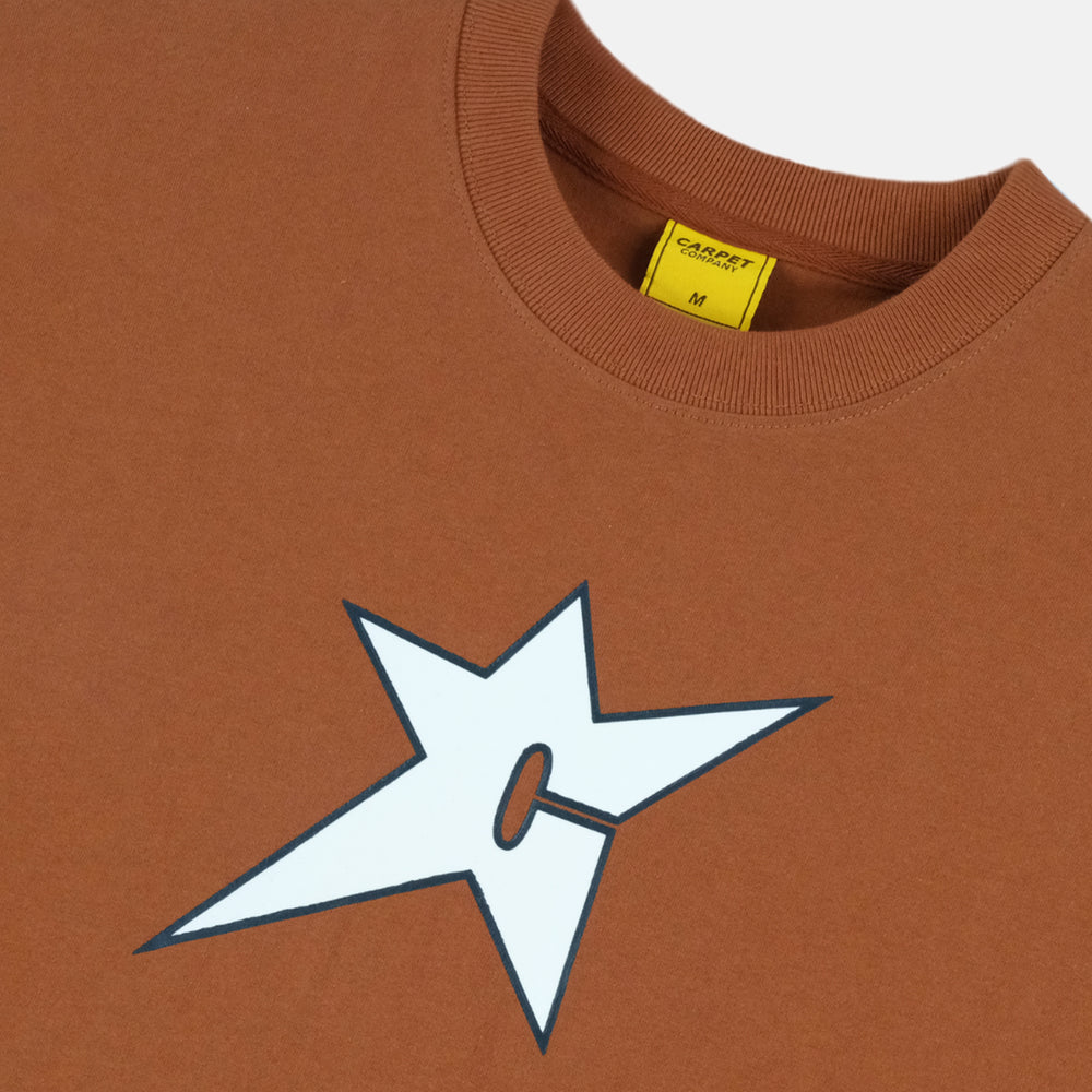 Carpet Company - C-Star Glow in the Dark T-Shirt - Brown