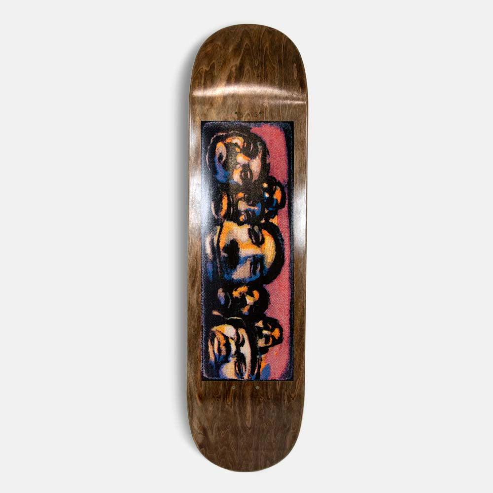 Carpet Company - 8.1" Tourist Skateboard Deck (Brown Wood Stain)