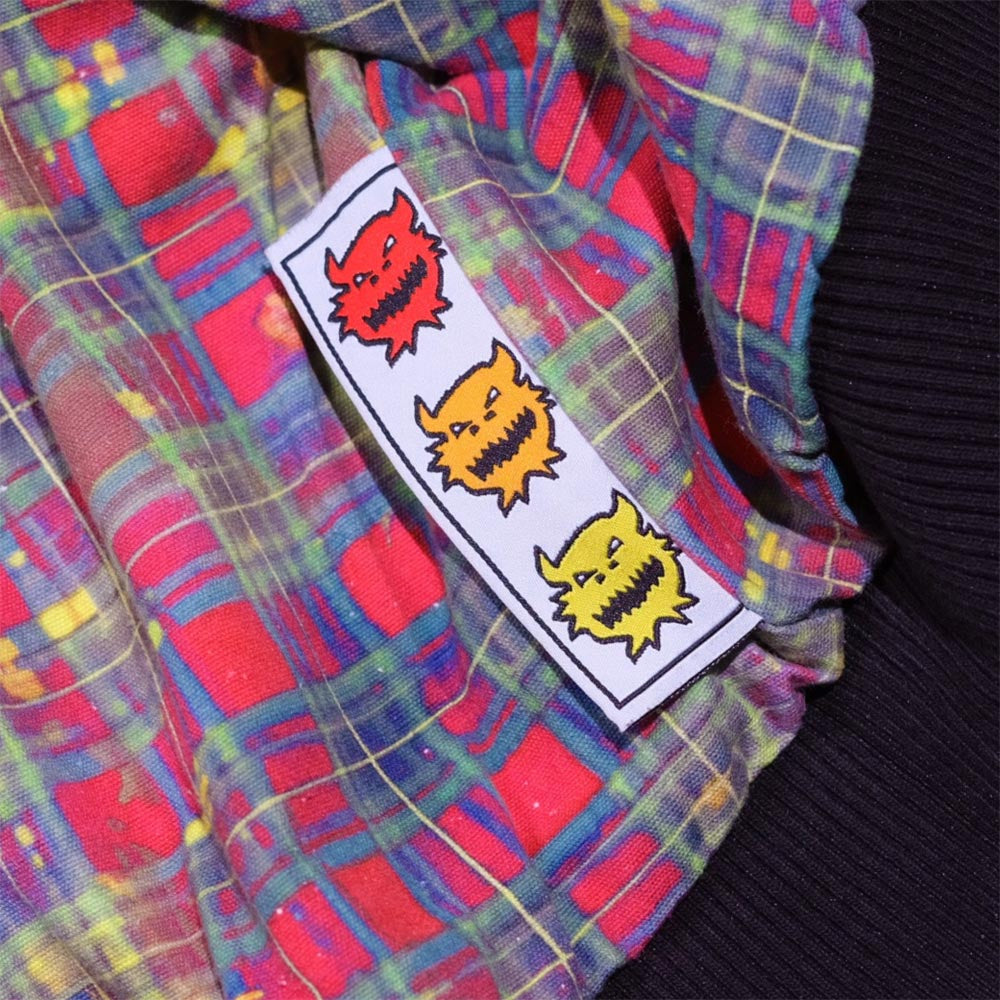 トップス carpetcompany Beat Up Denim Jacket Carpet Company - Beat Up Hooded Denim Jacket - Black – Welcome