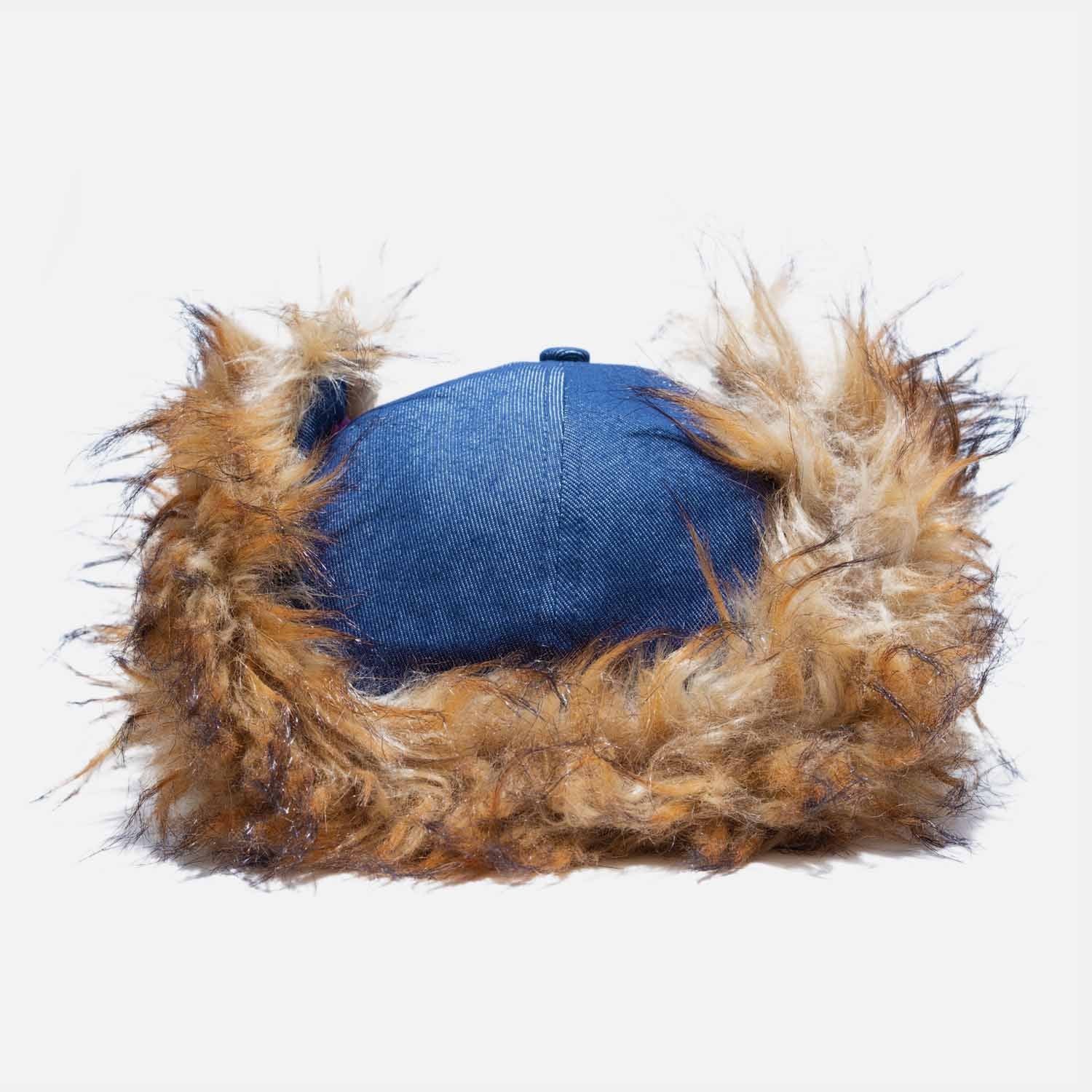 Carpet Company - C-Star Fur Hat - Dark Denim
