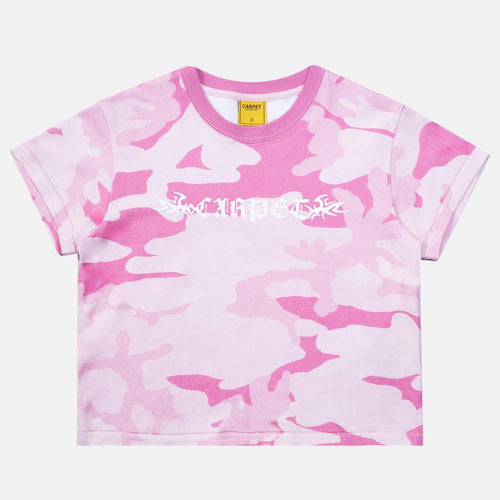 Carpet Company - Trampstamp Baby T-Shirt - Pink Camo
