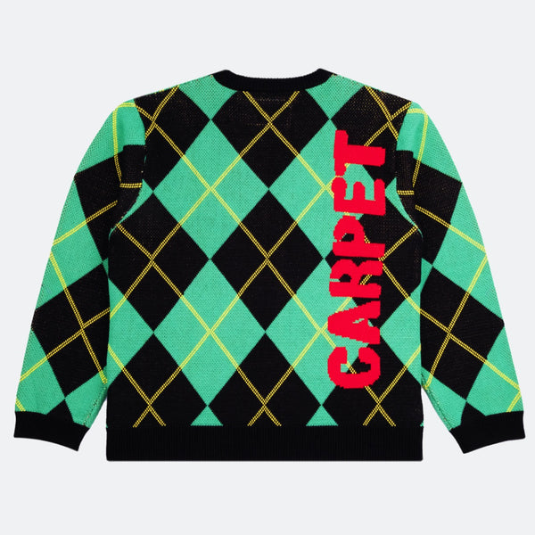 Carpet Company - Jester Knit Sweatshirt - Argyle