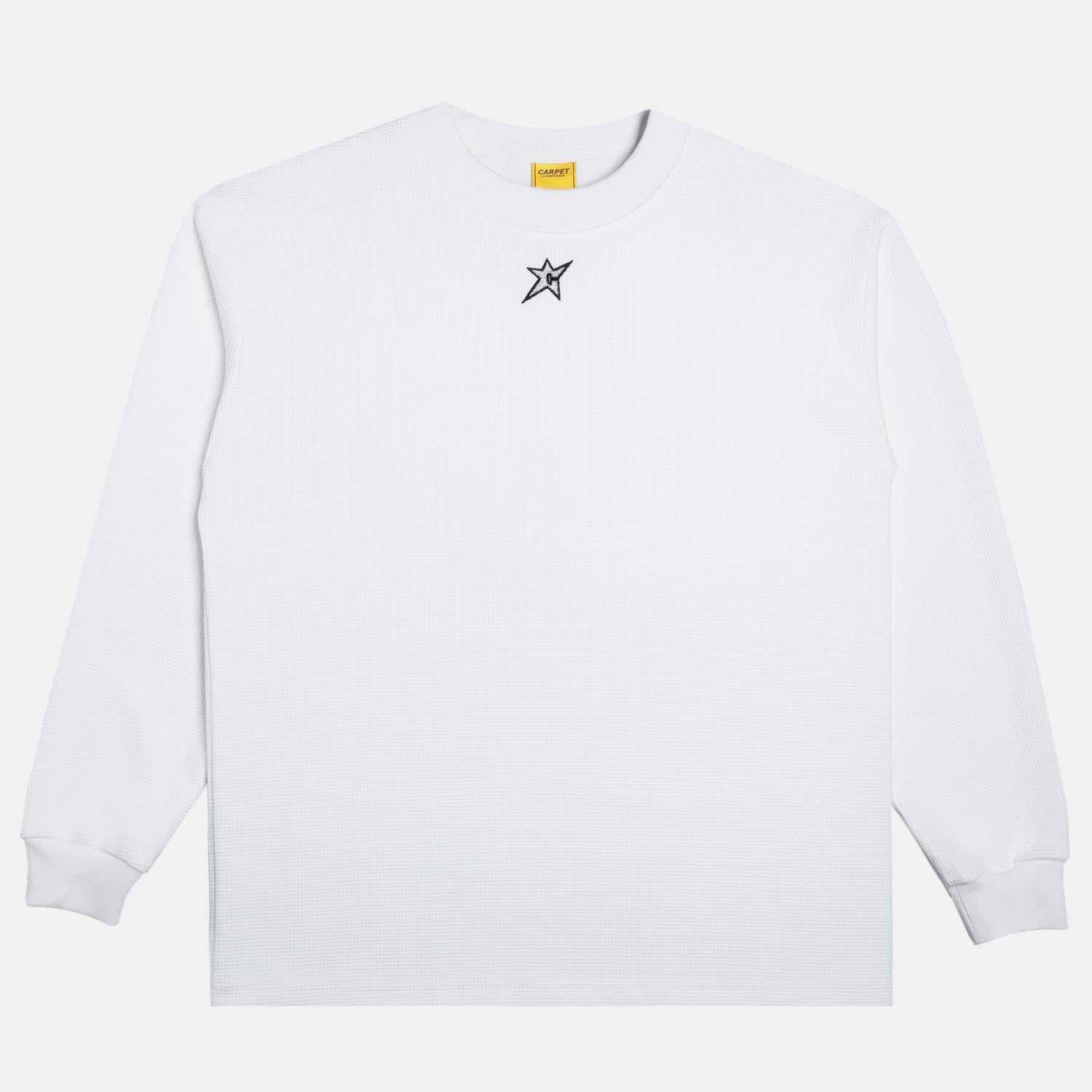 Carpet Company - C-Star Thermal Longsleeve T-Shirt - White