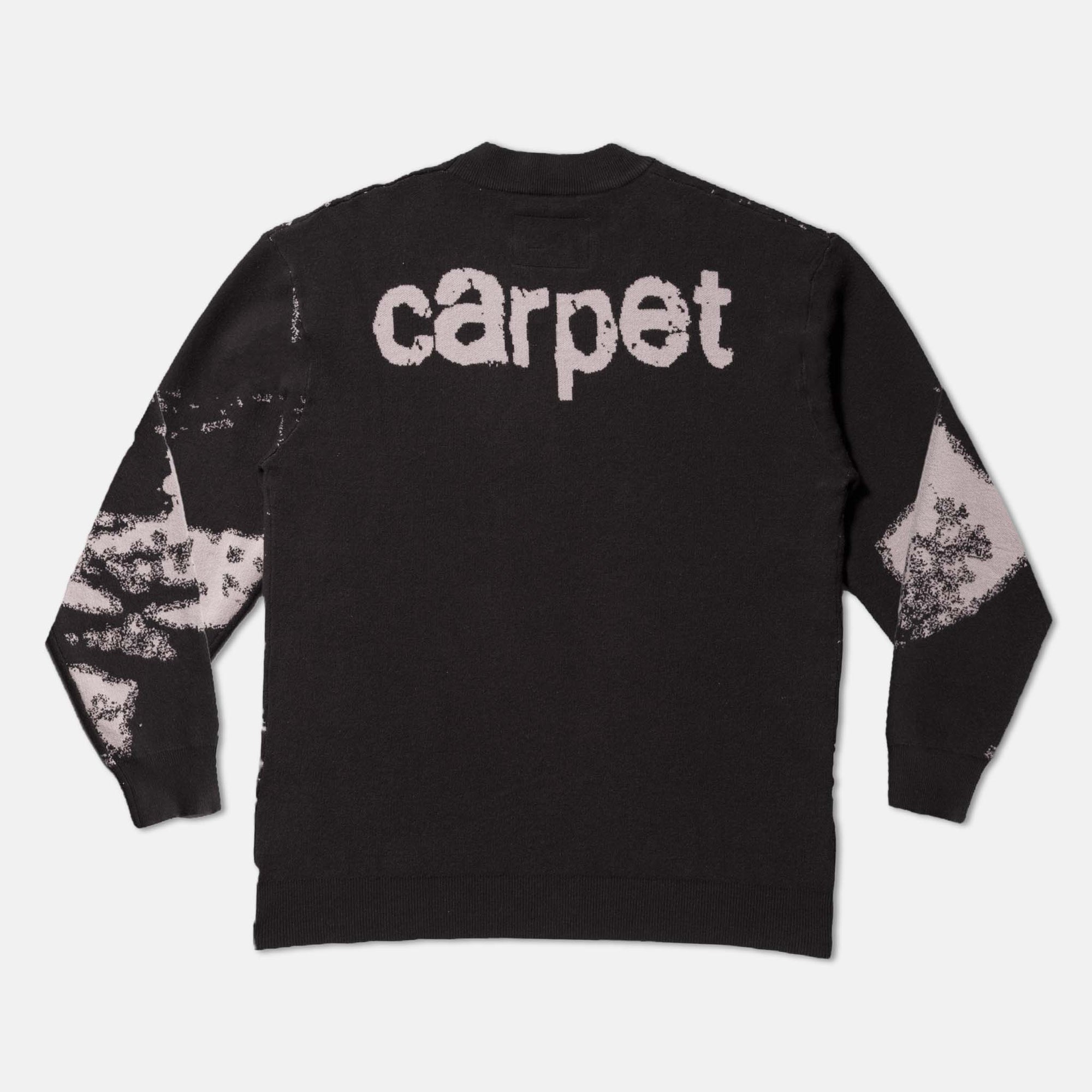 Carpet Company - Trouble Woven Knit Sweater - Black
