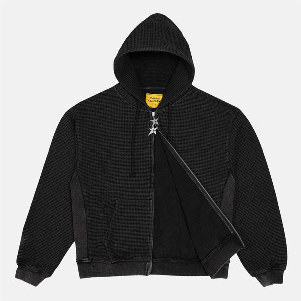 Carpet Company - C-Star Double Zip Hooded Sweatshirt - Black