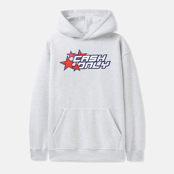 Cash Only - Stars Pullover Hooded Sweatshirt - Ash