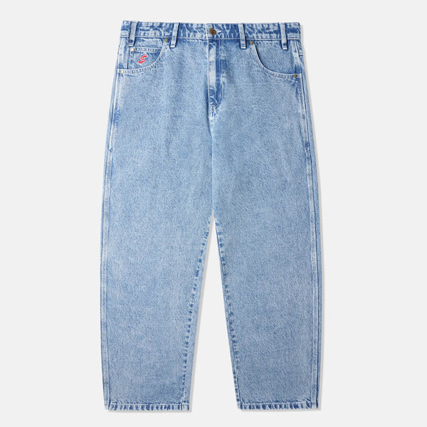 Cash Only - All Star Baggy Denim Jeans - Faded Indigo