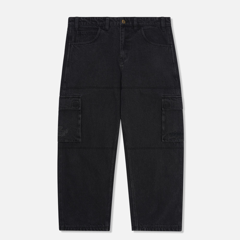 Cash Only - Aleka Denim Cargo Pants - Black