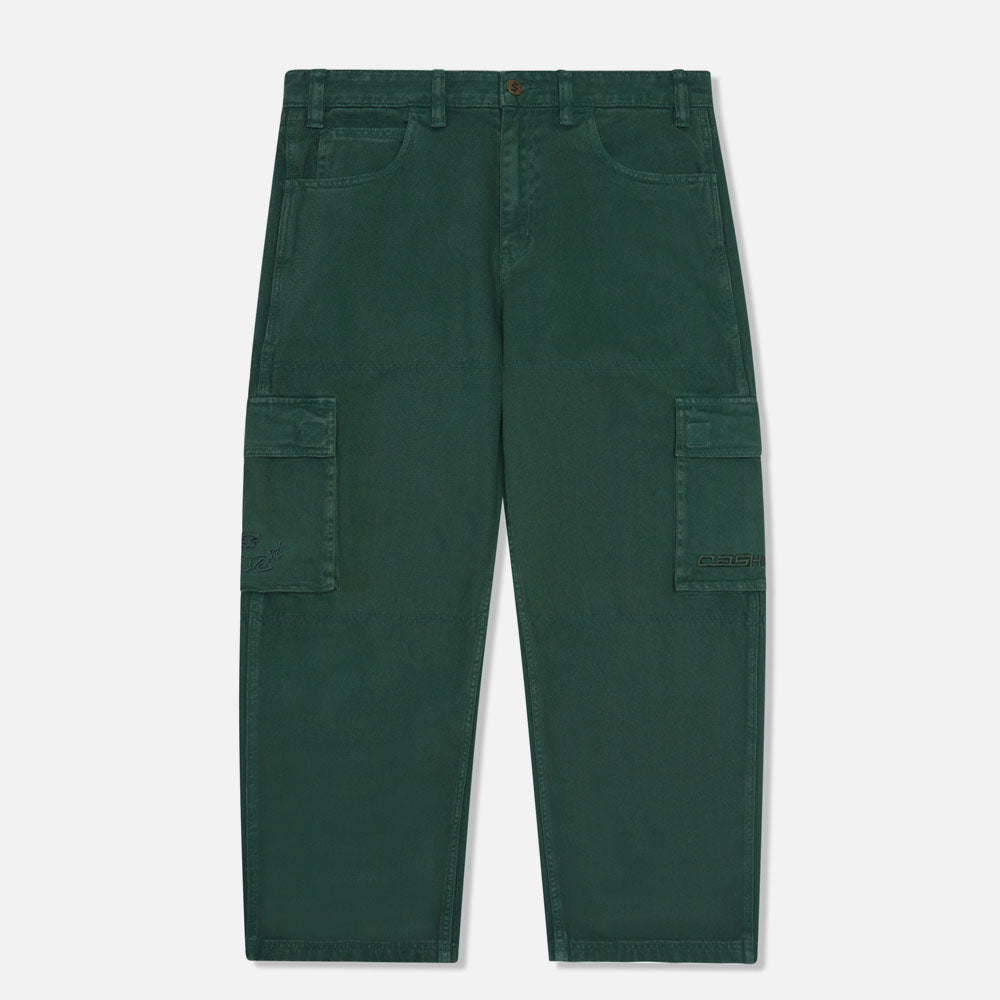 Cash Only - Aleka Denim Cargo Pants - Green W28