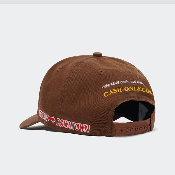 Cash Only - Transport 5-Panel Cap - Brown