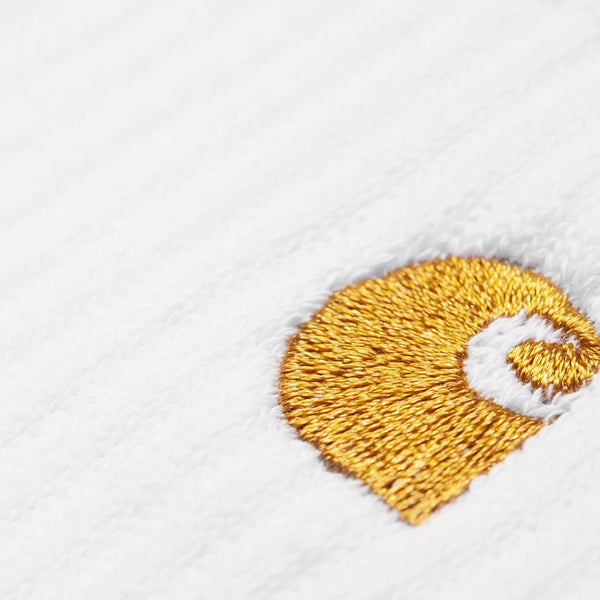 Carhartt WIP - Chase Socks - White / Gold
