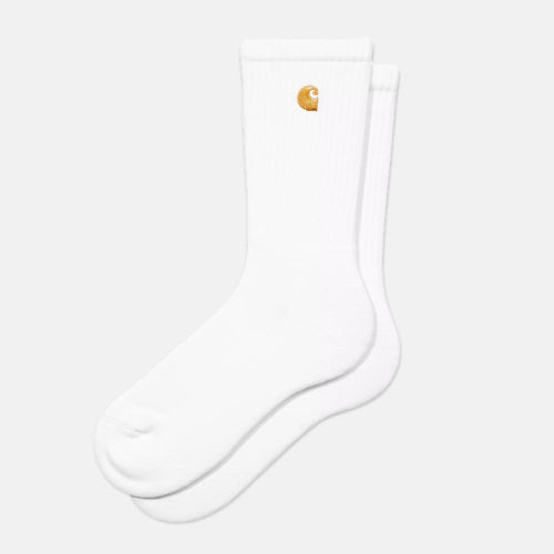 Carhartt WIP - Chase Socks - White / Gold