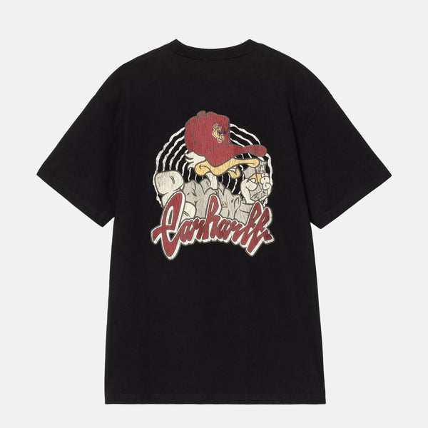 Carhartt WIP - Chedda T-Shirt - Black Heavy Stone Wash
