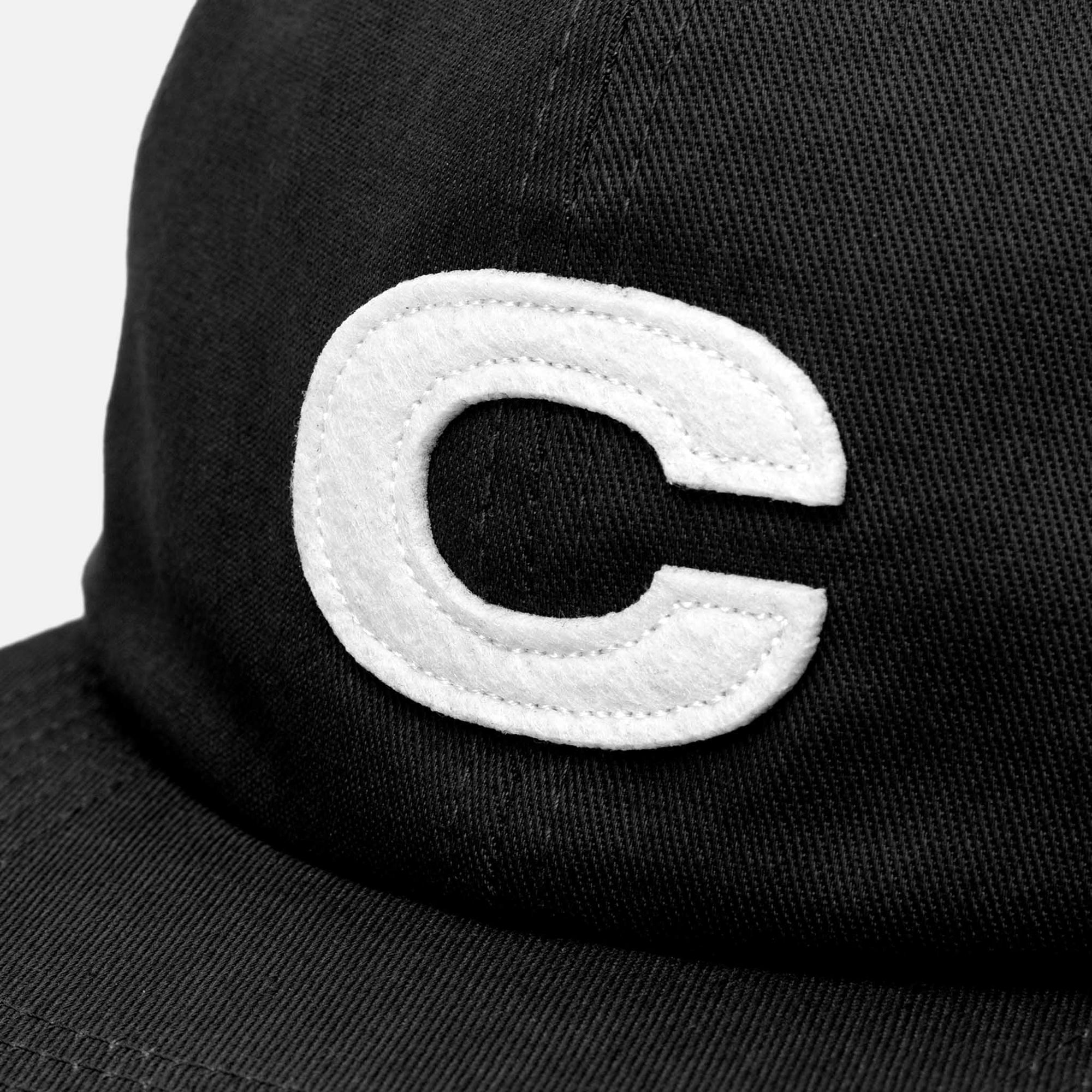 Cleaver - C 6 Panel Cap - Black