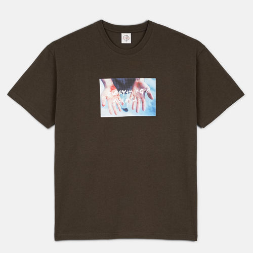 Polar Skate Co. - Commitment Logo T-Shirt - Brown