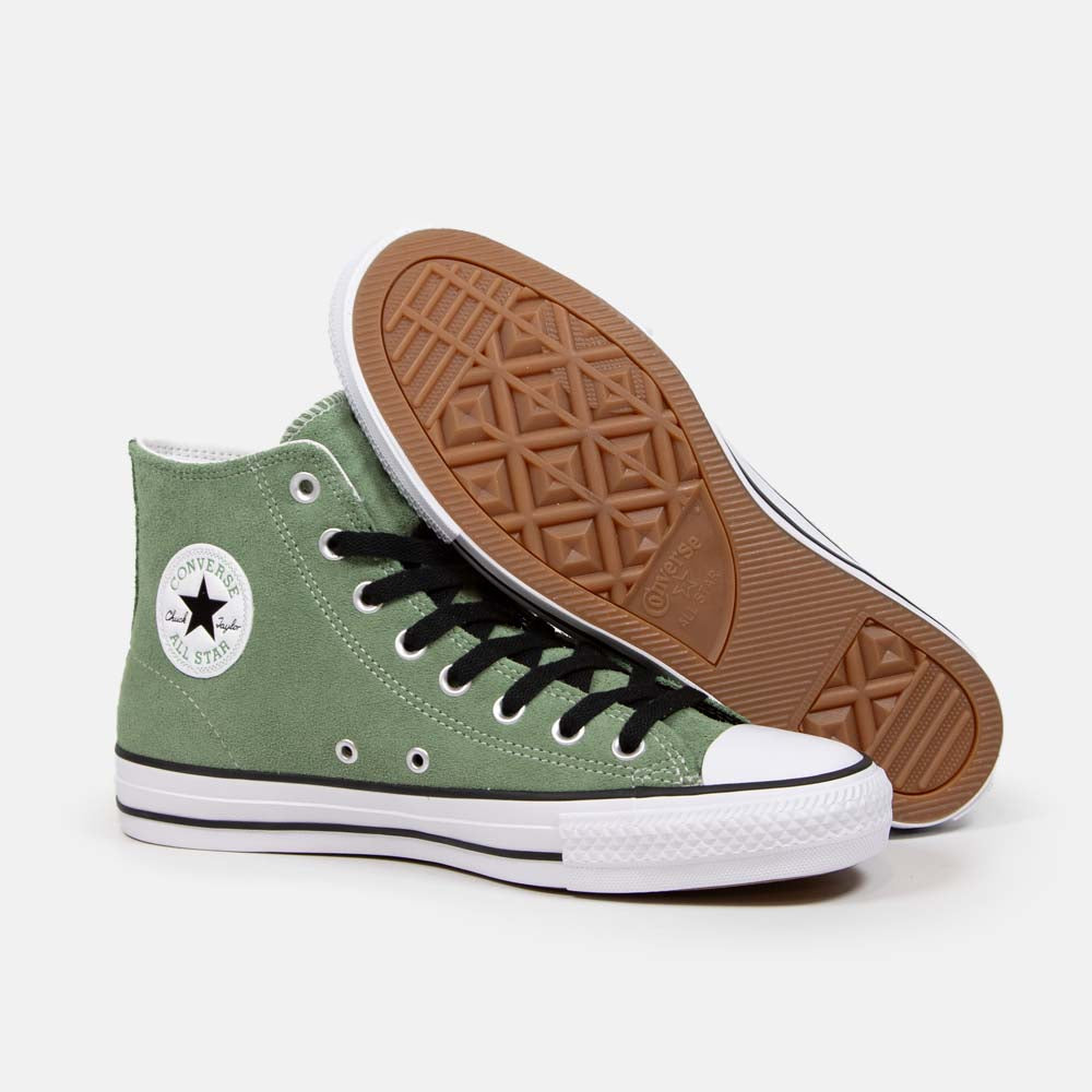 Converse Cons - CTAS Hi Pro Shoes - Foothill Green / Black / White