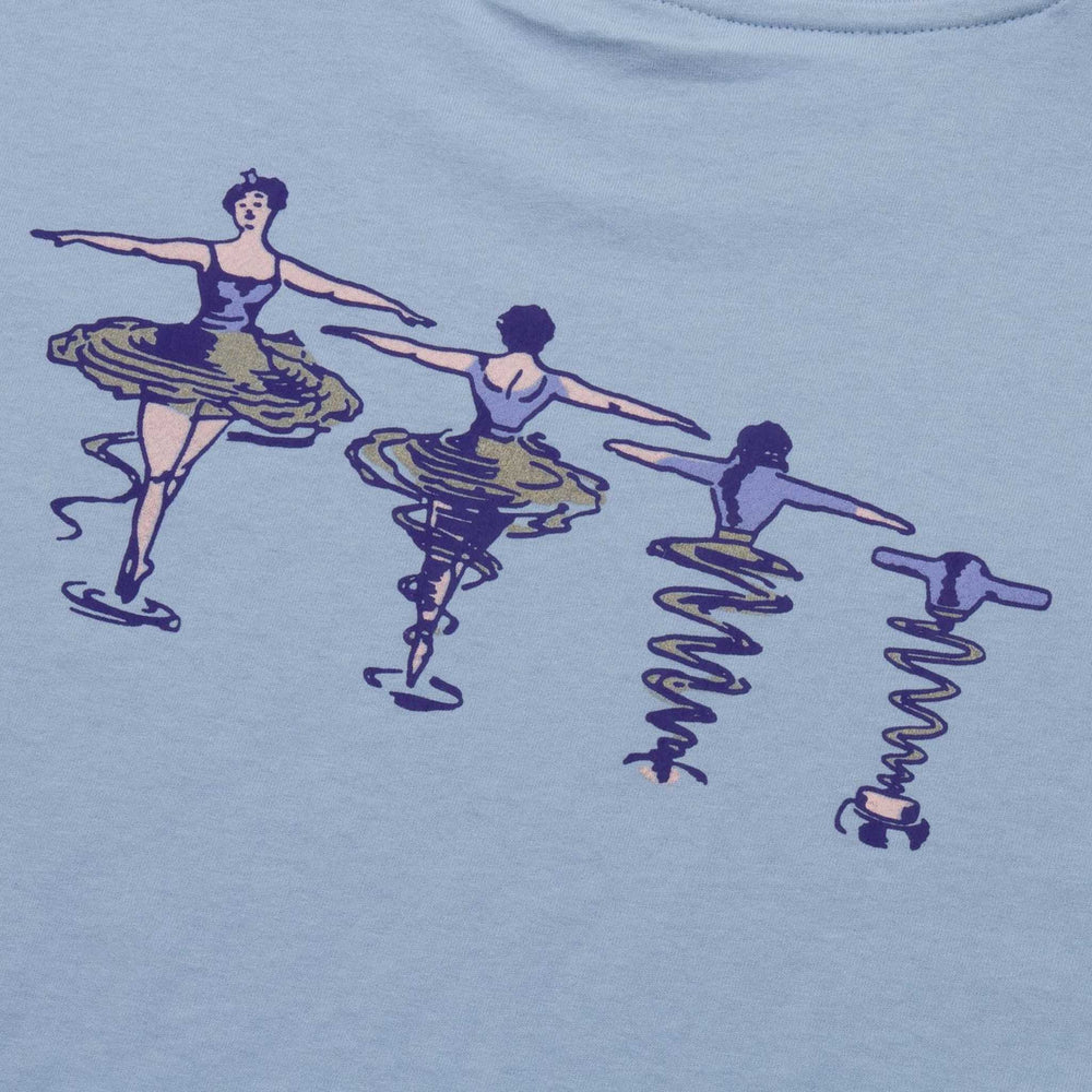Pass Port Skateboards - Corkscrew T-Shirt - Stonewash Blue