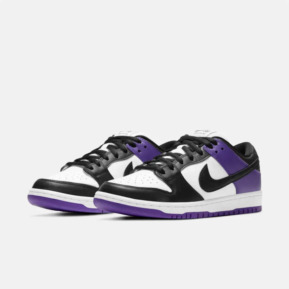 Nike SB Dunk Low Pro Court Purple Black White UK 3.5