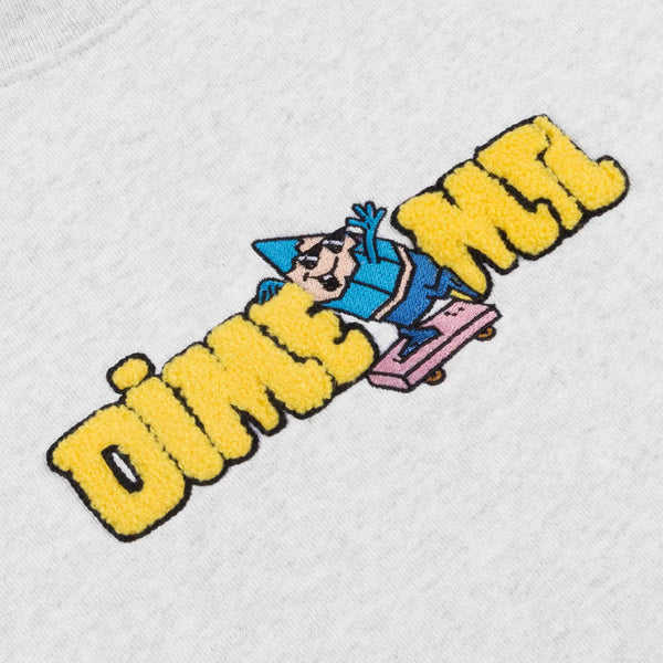 Dime MTL - Crayon Chenille Crewneck Sweatshirt - Ash