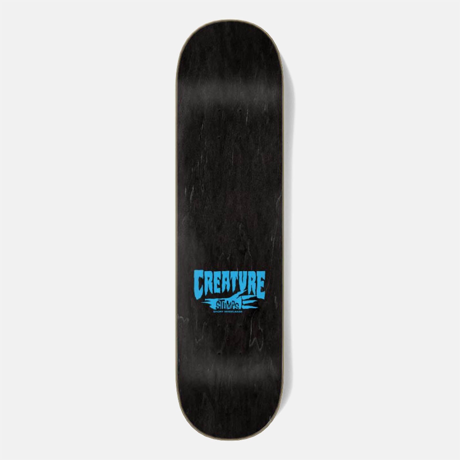 Creature Skateboards - 8.0" Logo Outline Stumps Skateboard Deck - Black / Blue