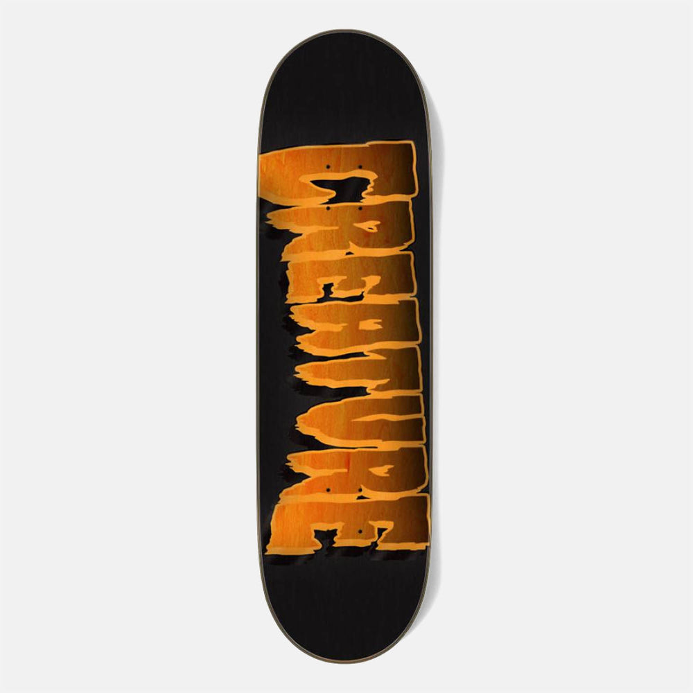 Creature Skateboards - 8.8" Logo Outline Stumps Skateboard Deck - Black / Orange