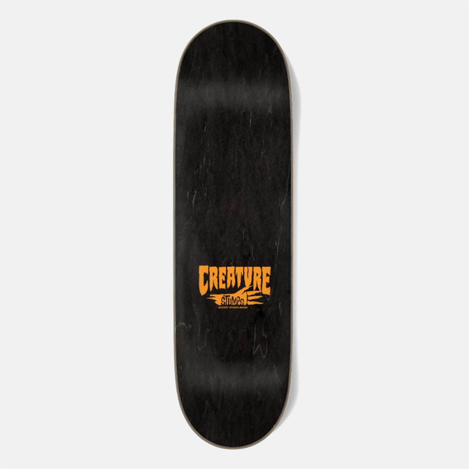 Creature Skateboards - 8.8" Logo Outline Stumps Skateboard Deck - Black / Orange