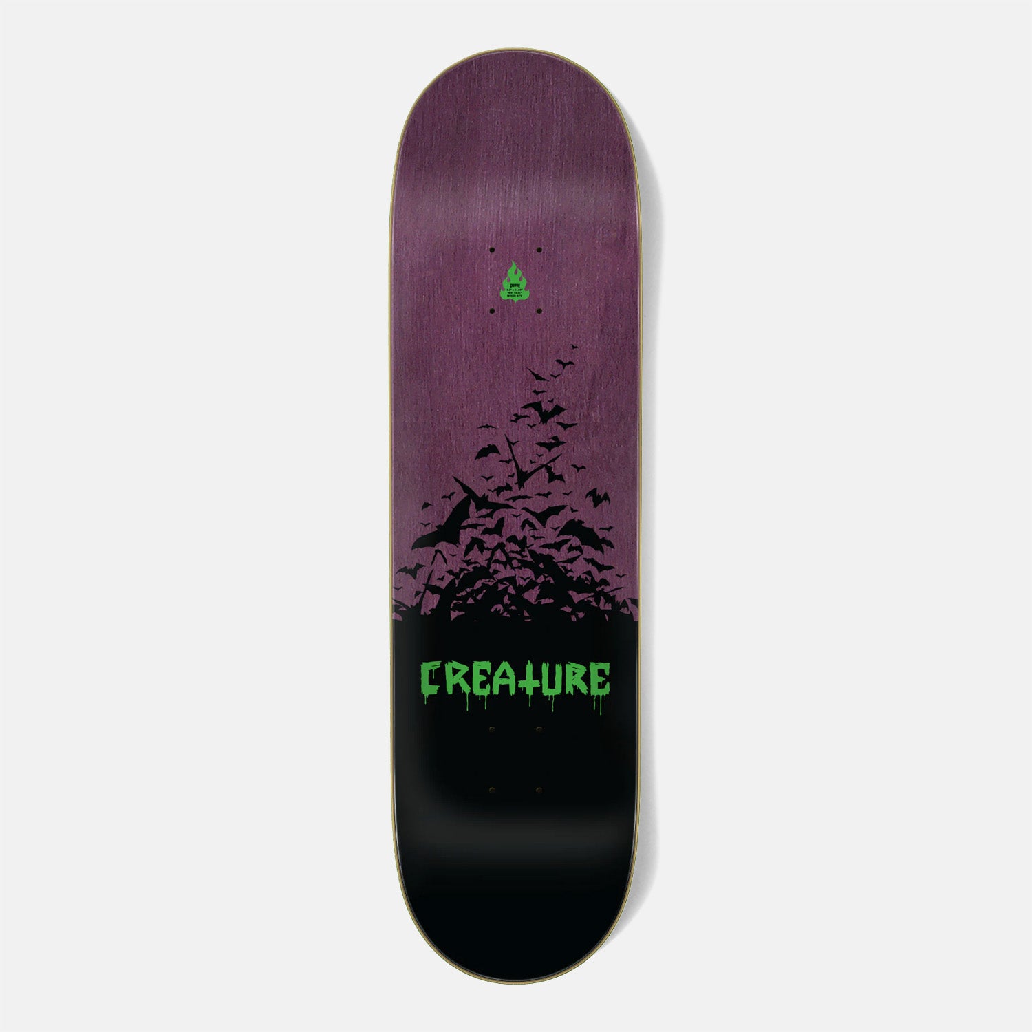 Creature Skateboards - 8.51" Mathias Torres Skull Bats Skateboard Deck