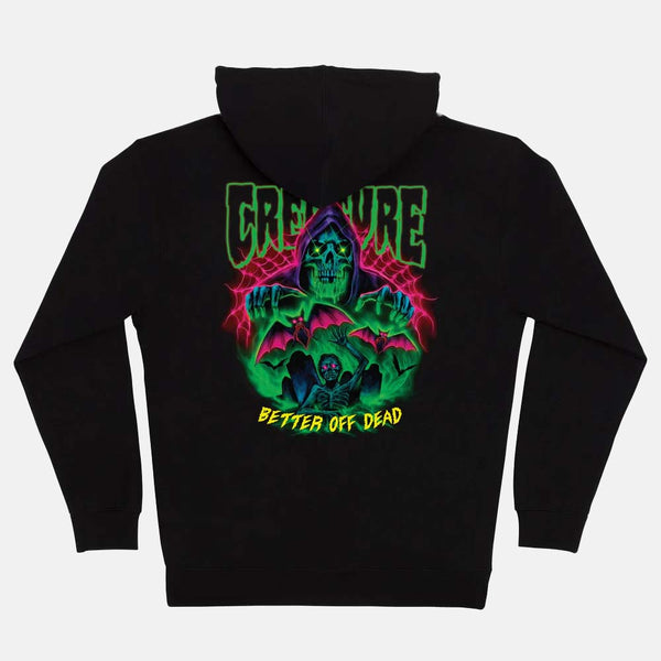 Creature Skateboards - Hellbound Zip Hooded Sweatshirt - Black