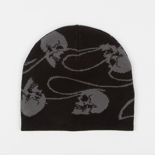 Creature Skateboards - Spiral Skull Beanie - Black