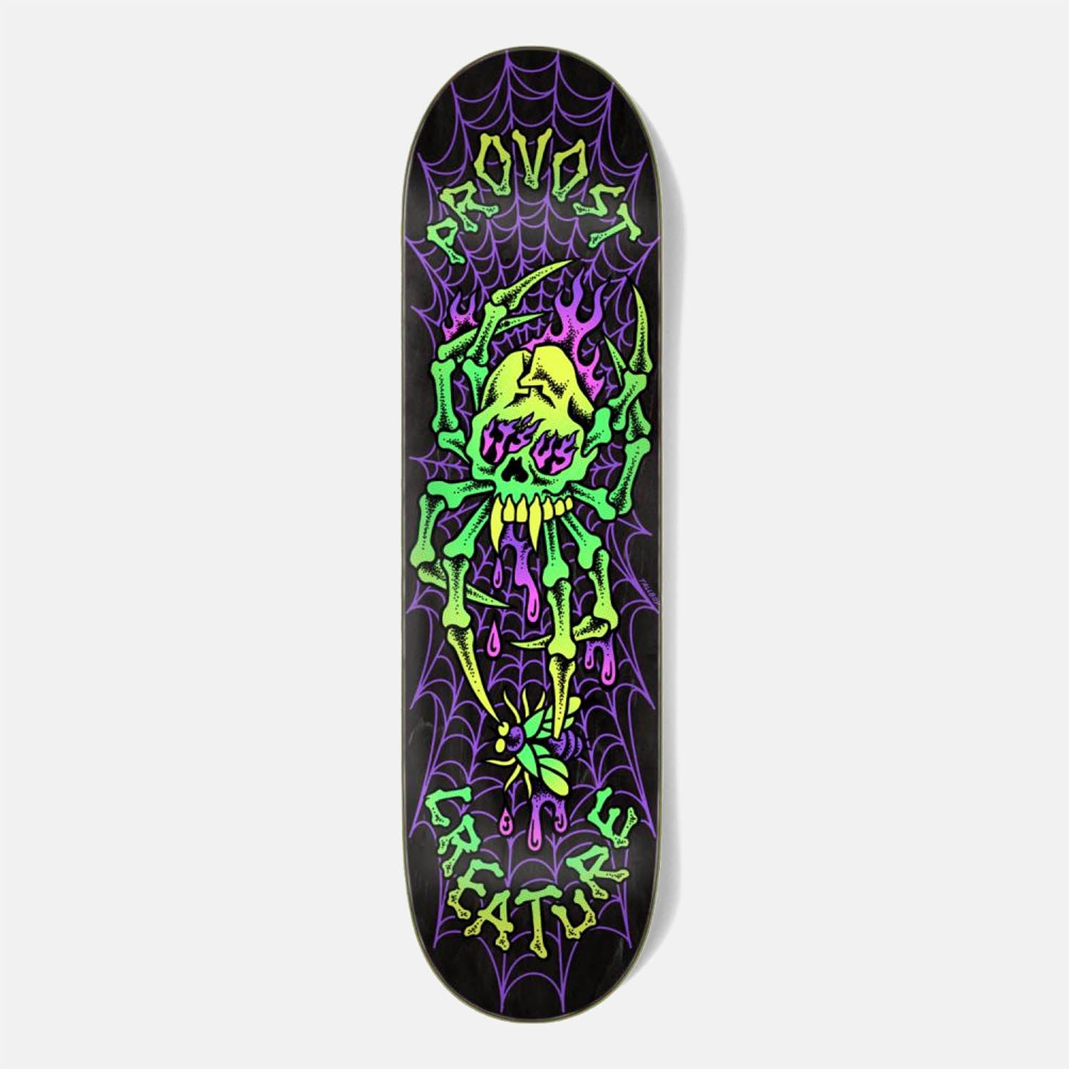 Creature Skateboards - 8.47" Colin Provost Skull Spider Skateboard Deck