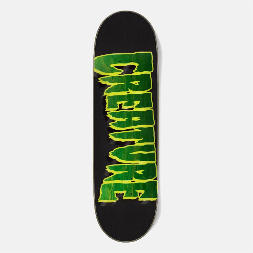 Creature Skateboards - 9.0" Logo Outline Stumps Skateboard Deck - Black / Green