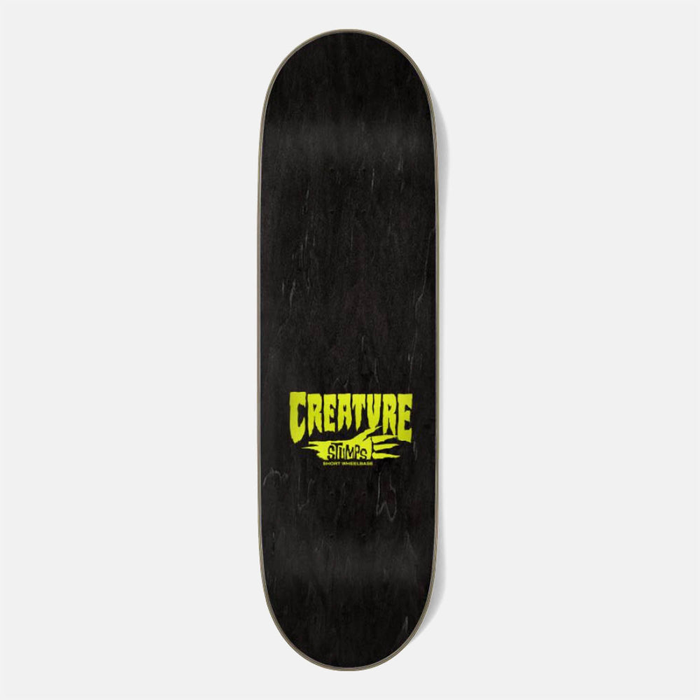 Creature Skateboards - 9.0" Logo Outline Stumps Skateboard Deck - Black / Green