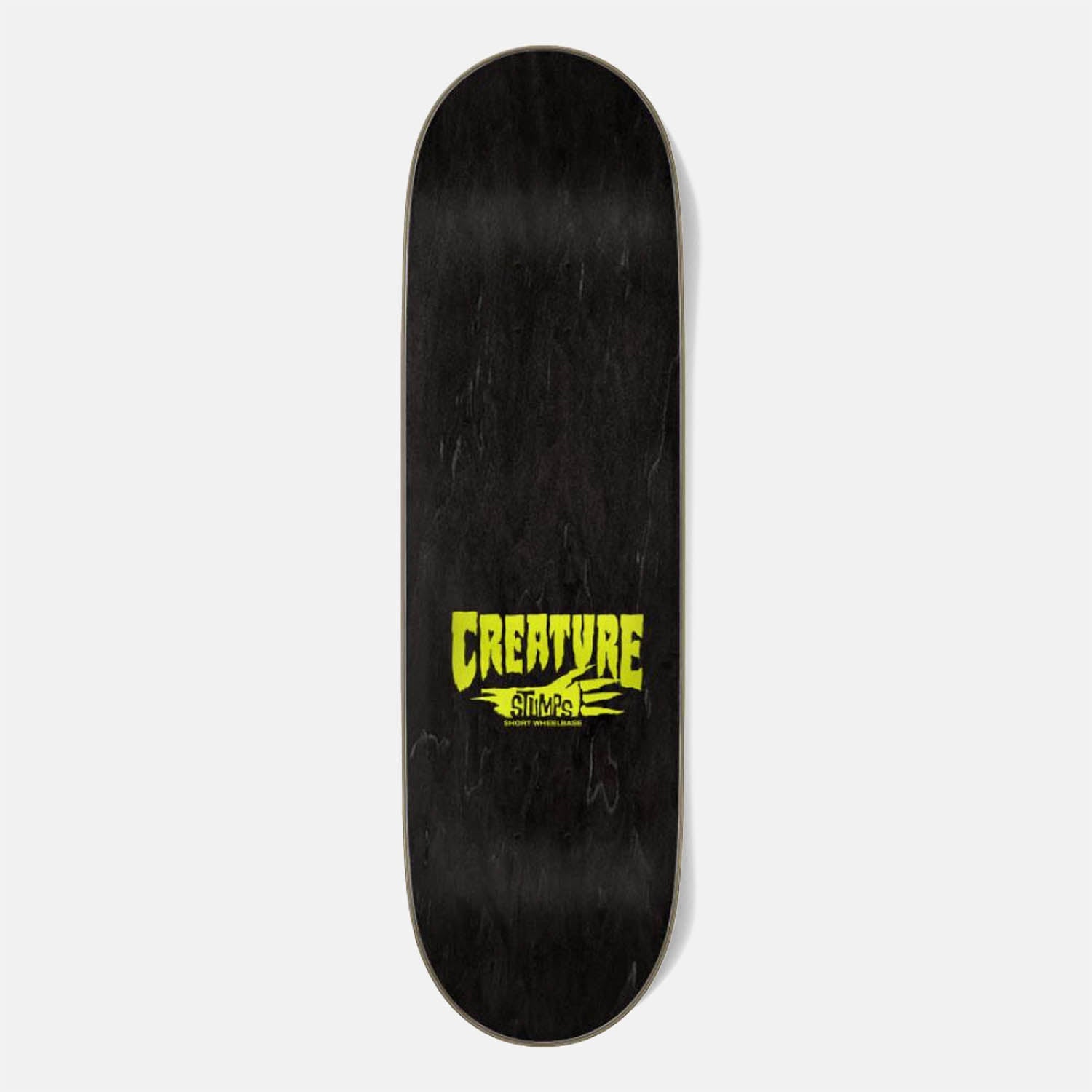 Creature Skateboards - 9.0" Logo Outline Stumps Skateboard Deck - Black / Green