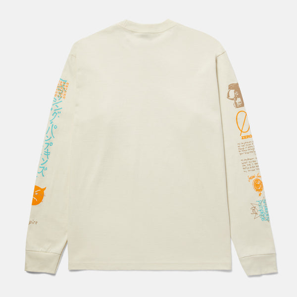 Huf - Smashing Pumpkins Crush Longsleeve T-Shirt - Bone