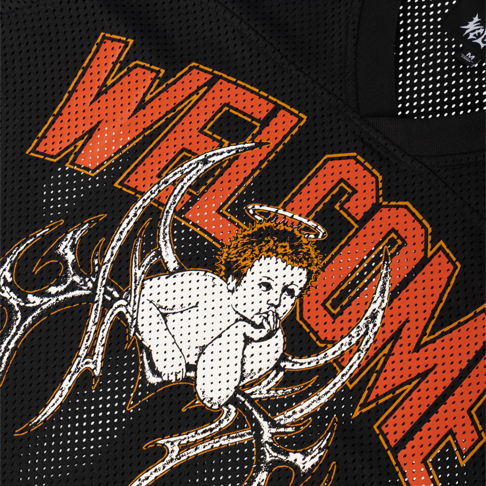Welcome Skateboards - Cupid Football Jersey - Black