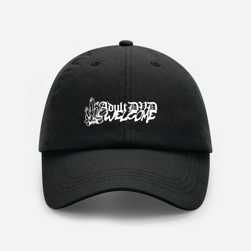 Welcome Skate Store - Adult DVD Dad Cap - Black
